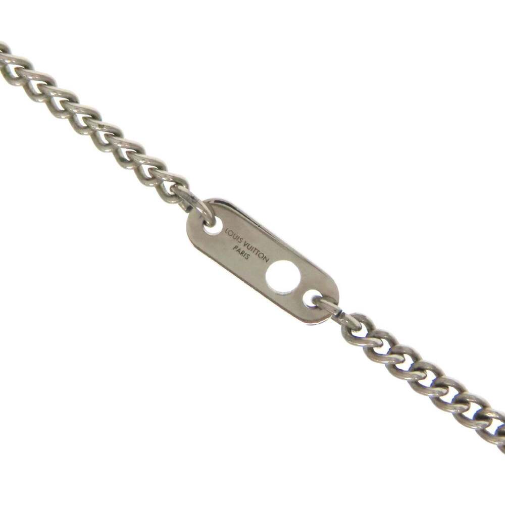 LOUIS VUITTON Silver Necklace - Picture 4 of 9